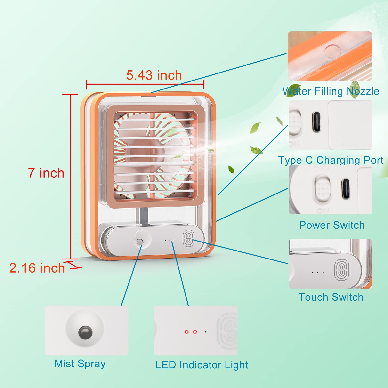 Portable Desktop Air Conditioner